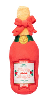 Merry & Bright Chompagne - Dog Toy by FuzzYard