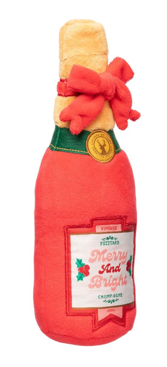 Merry & Bright Chompagne - Dog Toy by FuzzYard