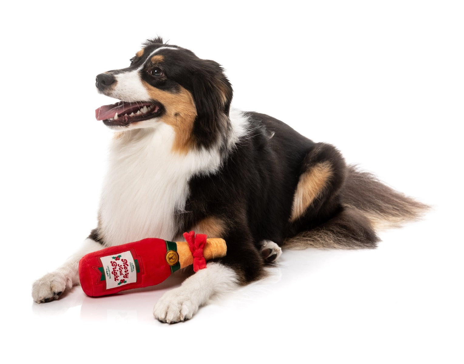 Merry & Bright Chompagne - Dog Toy by FuzzYard